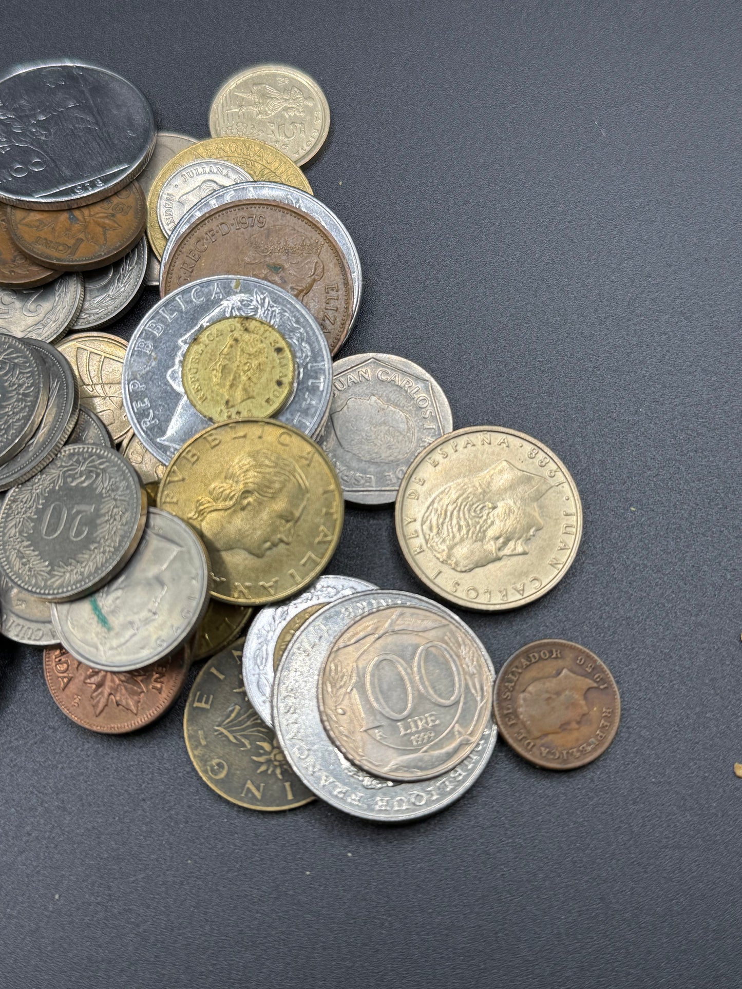 Lot of foreign coins