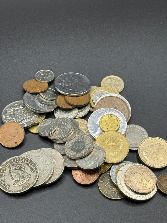 Lot of foreign coins