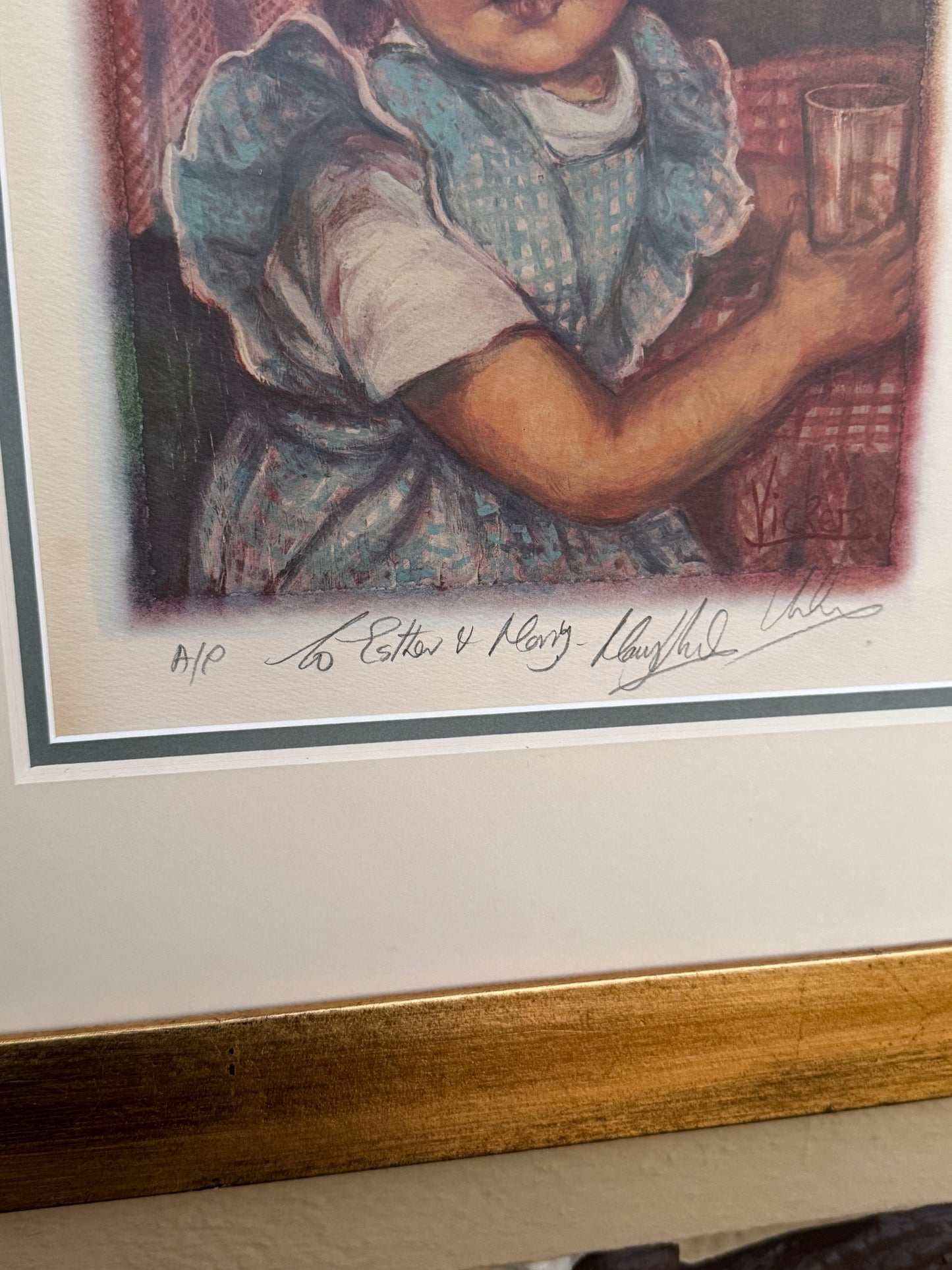 Mary Vickers Heidi Artist Proof Print Signed