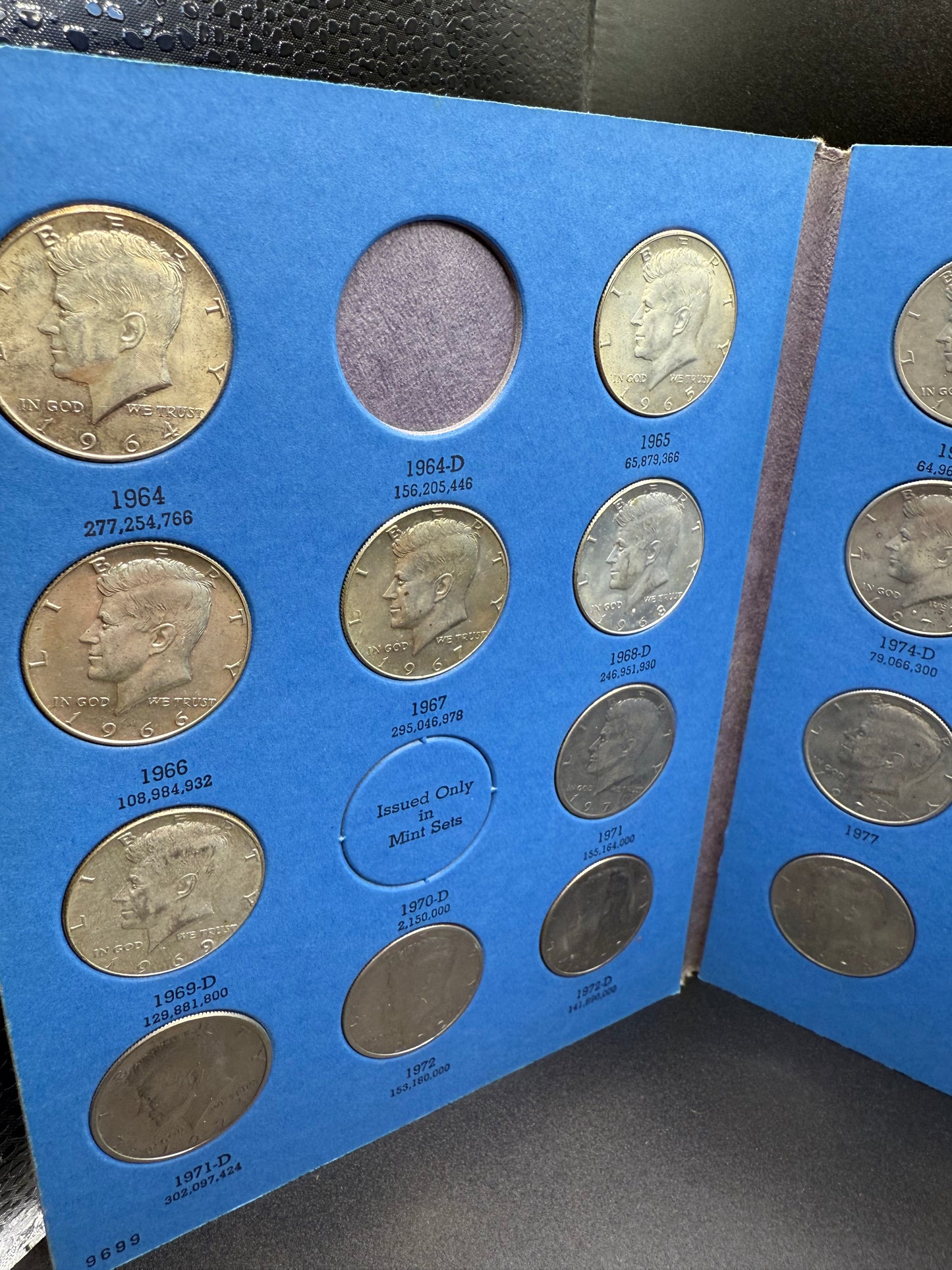 Kennedy Half Dollar Collection Book Starring 1964