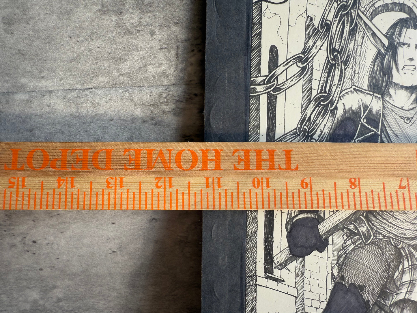 Signed Black and White Comic Art