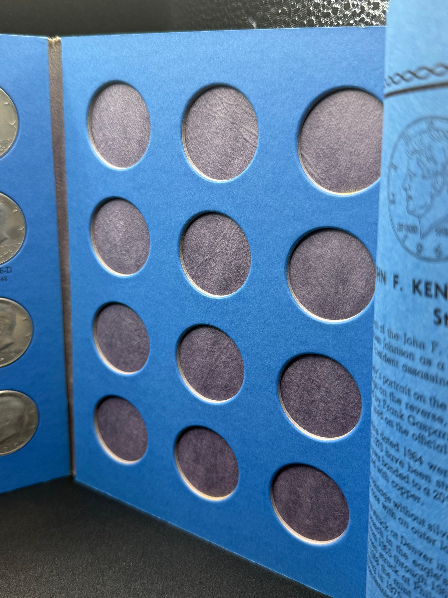 Kennedy Half Dollar Collection Book Starring 1964