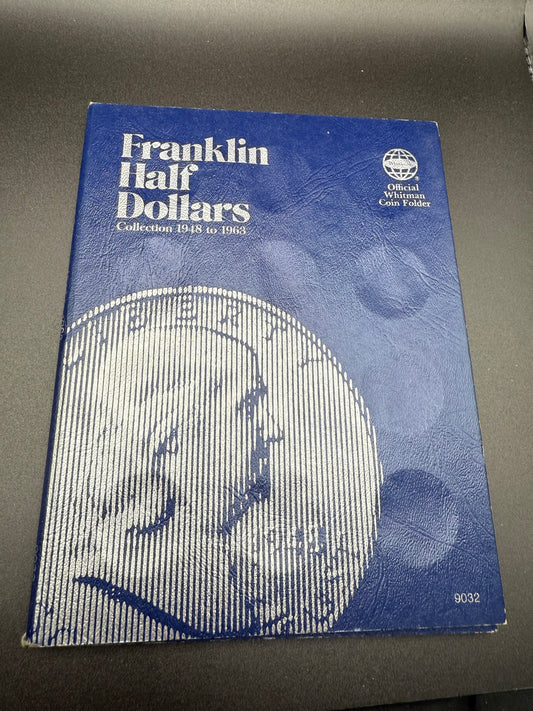 Franklin Half Dollars Book with Coins
