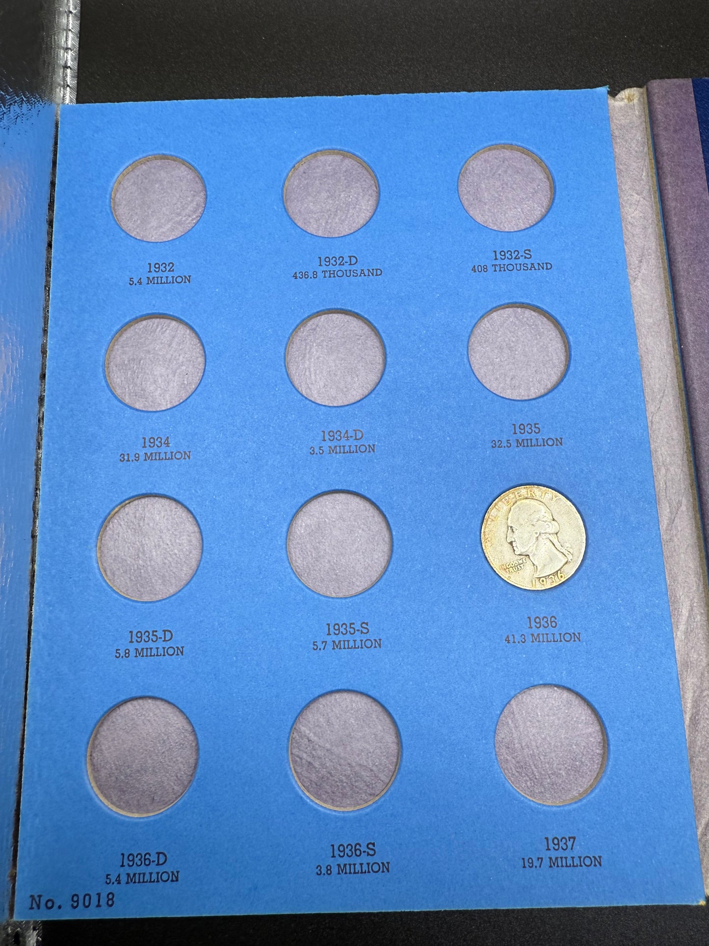 Washington Quarters Collection 1932 to 1945