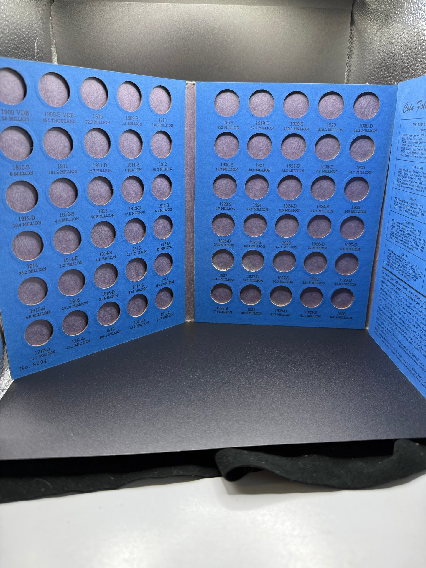 LINCOLN HEAD CENT 1909-1940 &1941 -74 Whitman Books