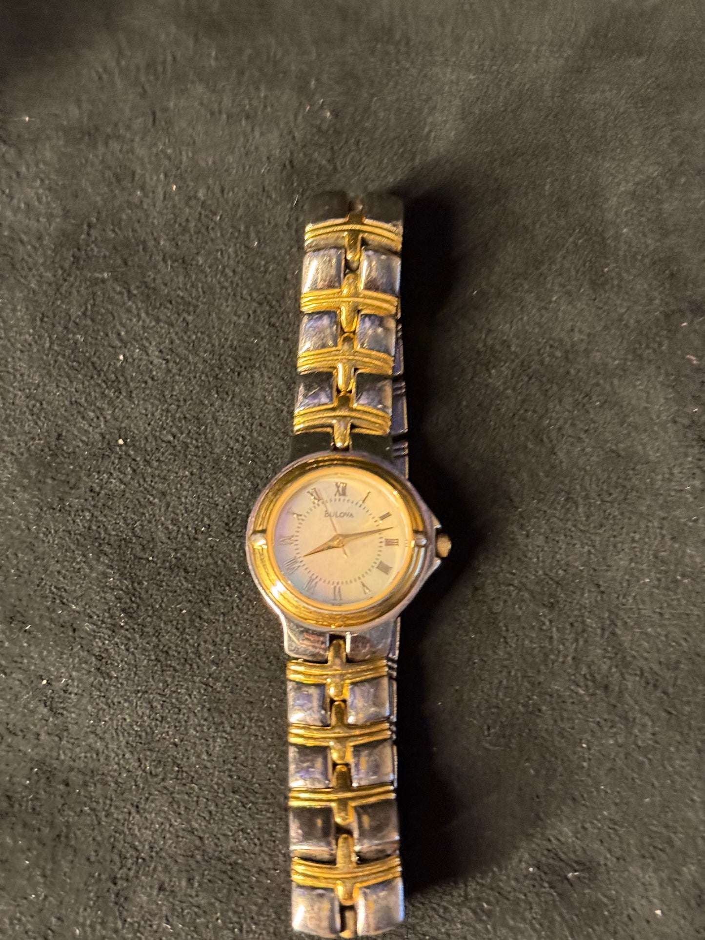 Bulova C876444 Women's Two-Tone Stainless Steel Analog Dial Quartz Watch