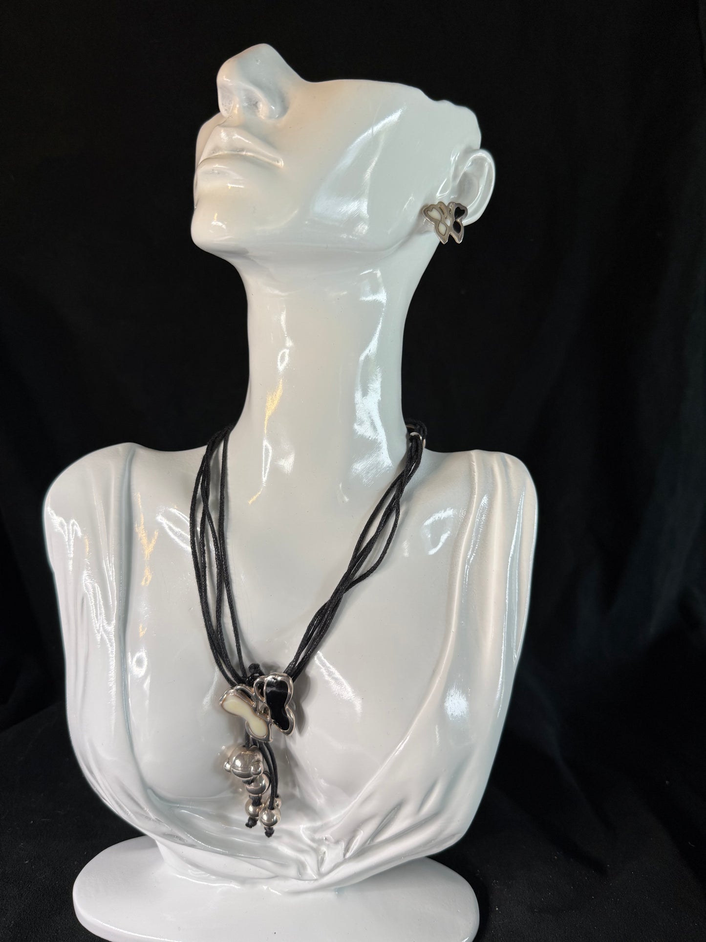 Butterfly Pendant and Earring set