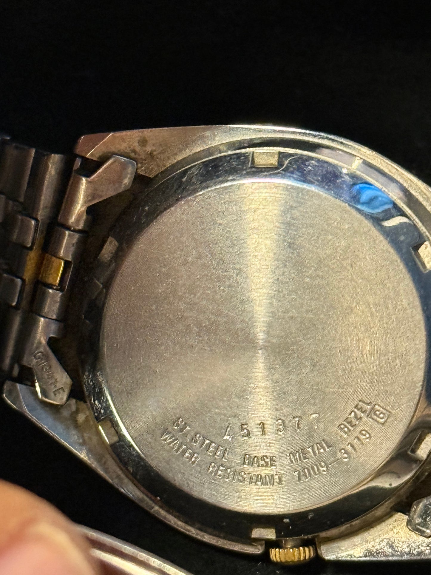 Vintage 1970's Seiko Automatic Two Tone Gold/Silver Watch