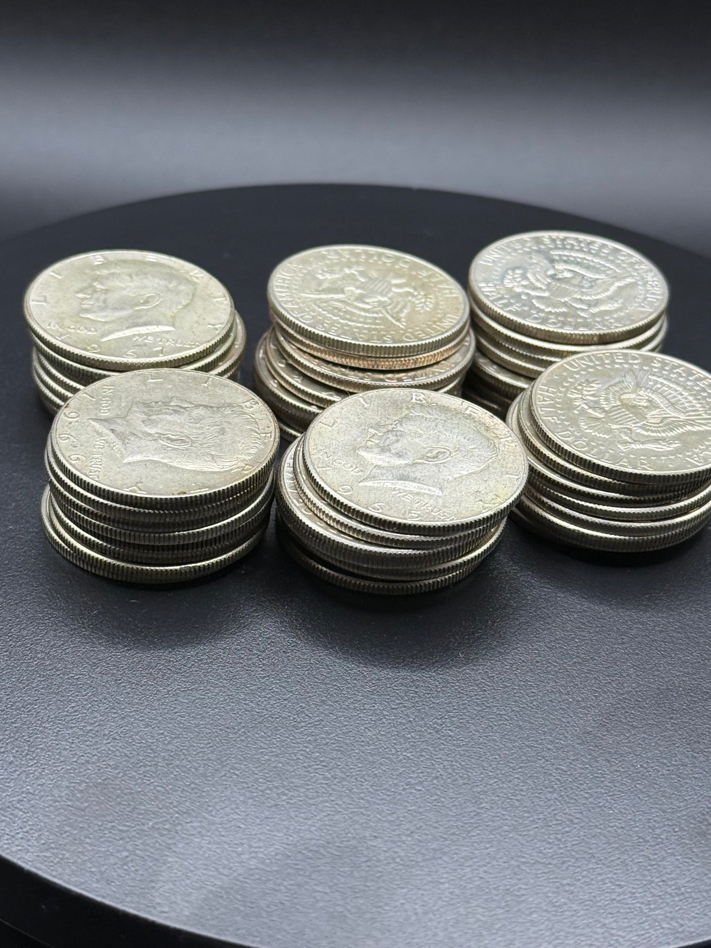 Huge lot of Silver Kennedy Half Dollars 48pcs
