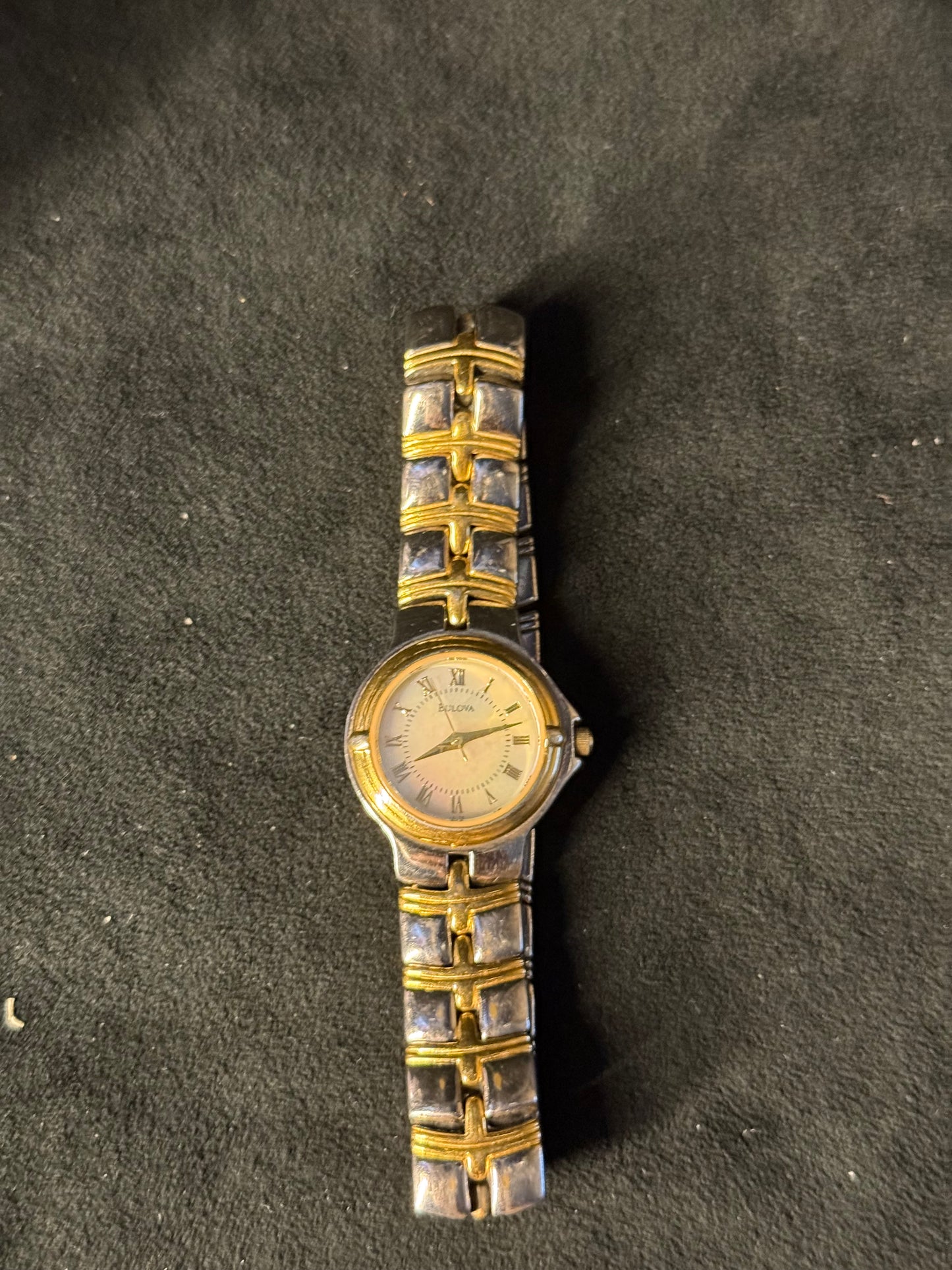 Bulova C876444 Women's Two-Tone Stainless Steel Analog Dial Quartz Watch