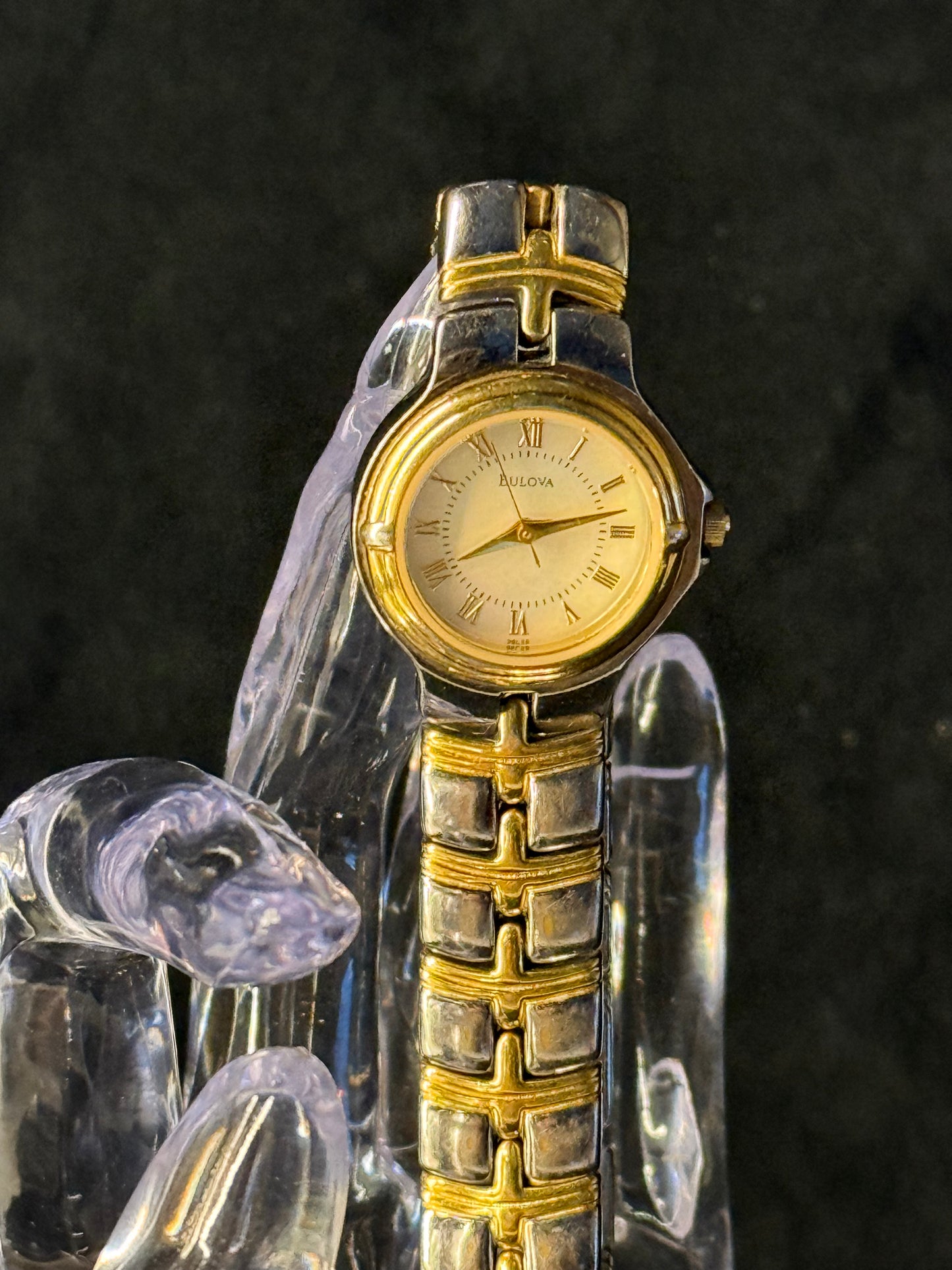 Bulova C876444 Women's Two-Tone Stainless Steel Analog Dial Quartz Watch