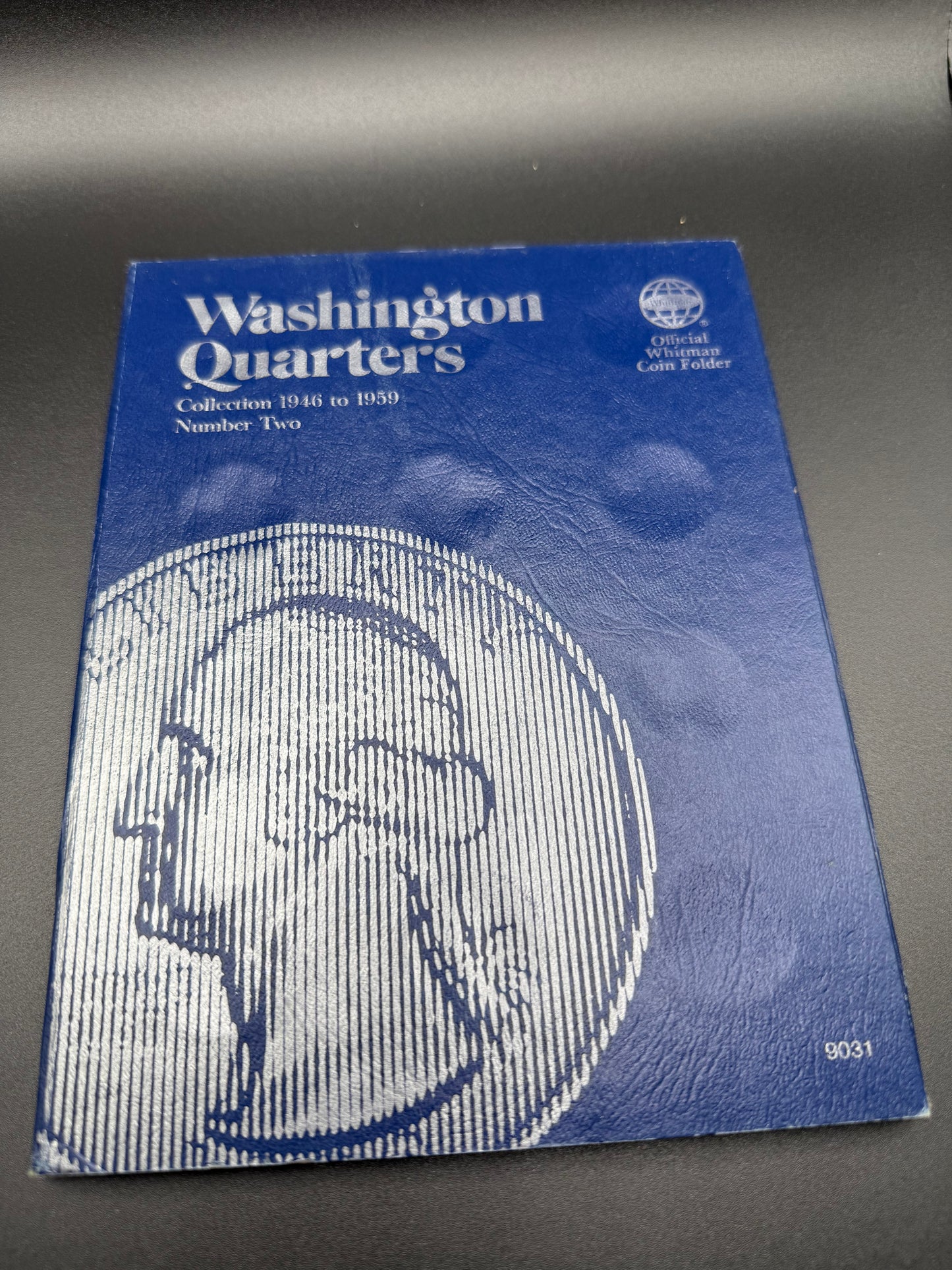 OFFICIAL WHITMAN COIN FOLDER - WASHINGTON QUARTERS 1932-1947 With some Silver Quarters