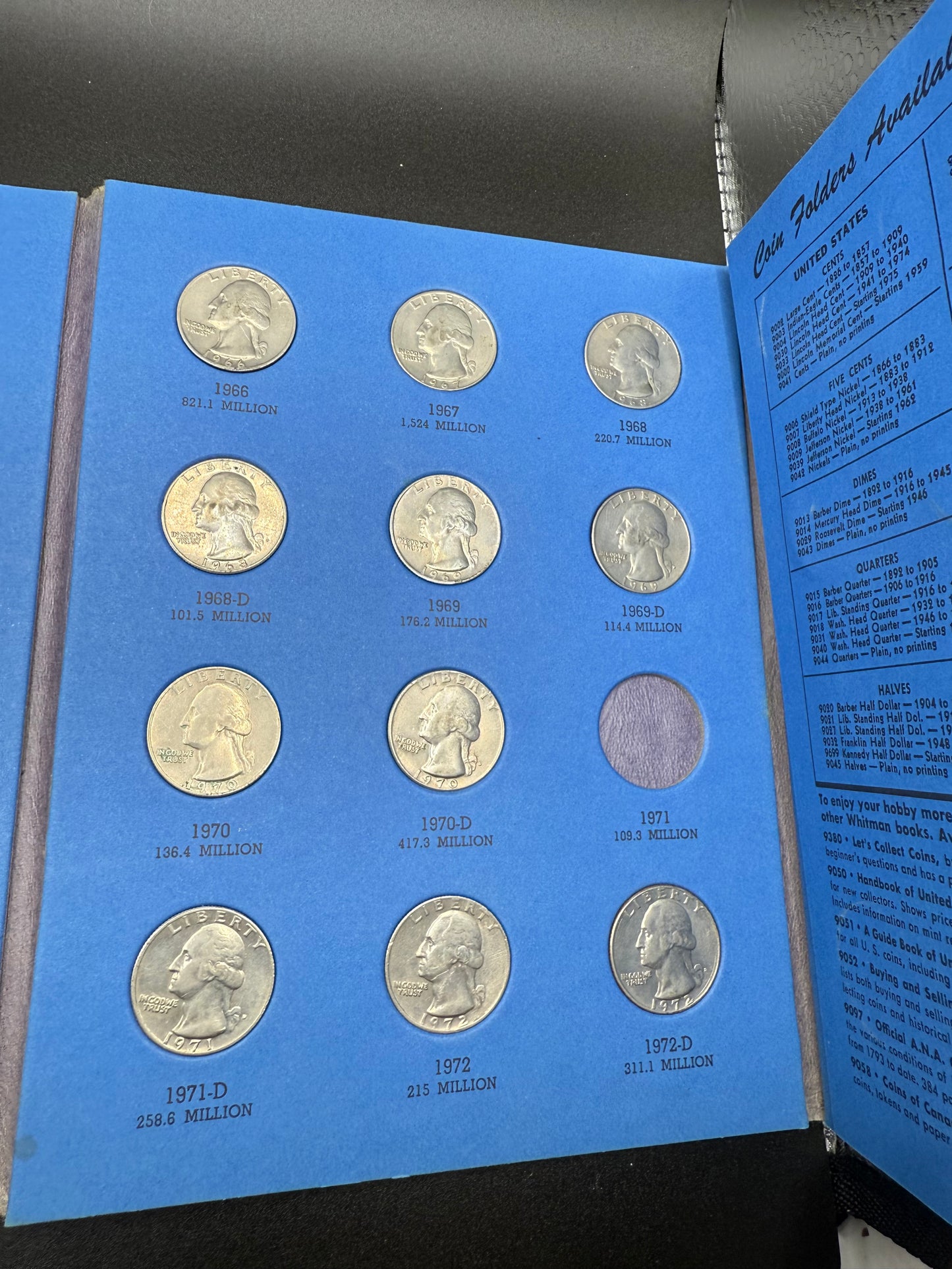 Washington Quarters Collection Begins 1960