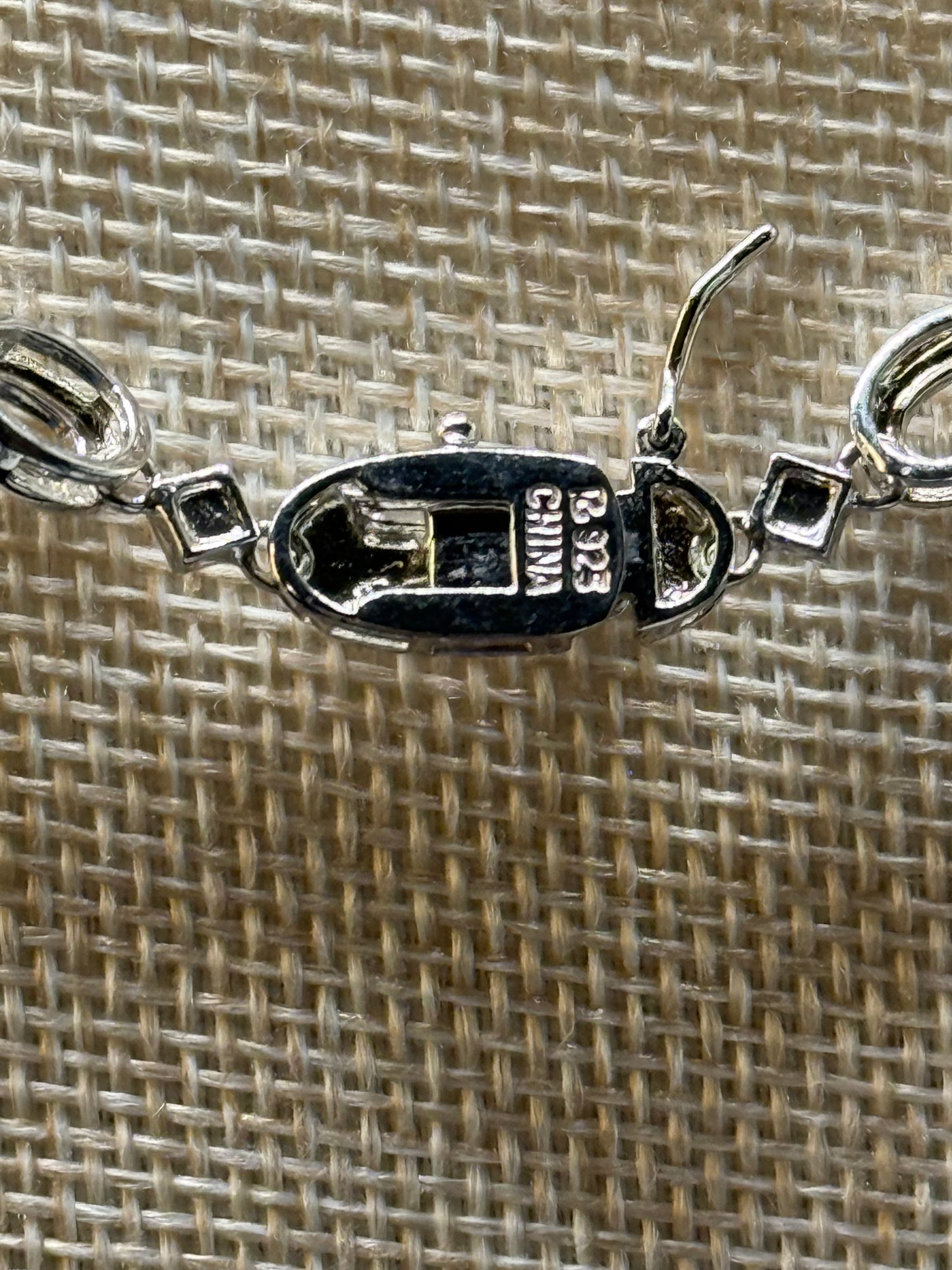 Sterling Silver and Garnet Cluster Bib