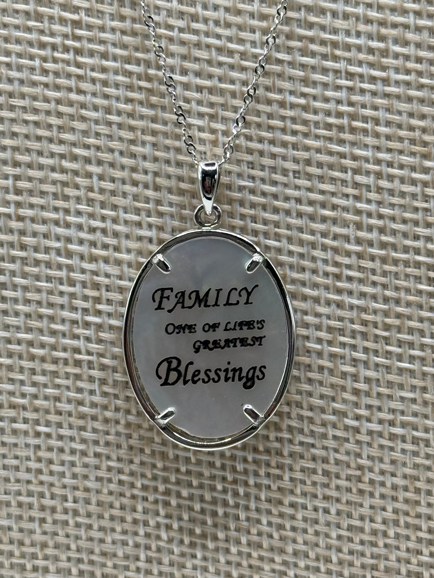 Family one of life’s Blessings Pendant