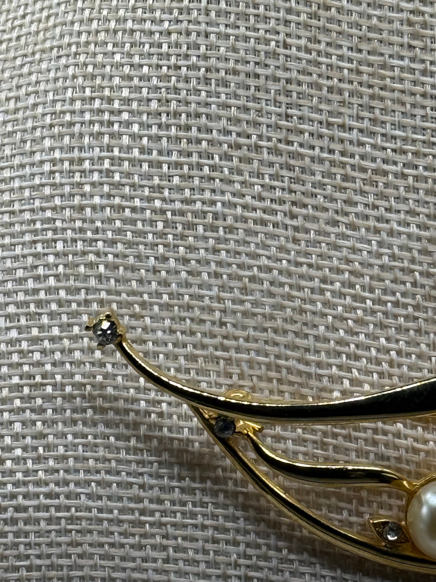 Gold Tone Costume Pin