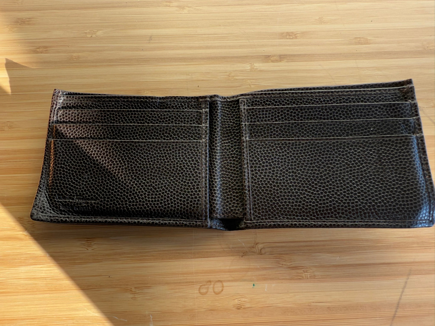 Salvatore Ferragamo - Men's Double Gancini Pebbled Leather Brown