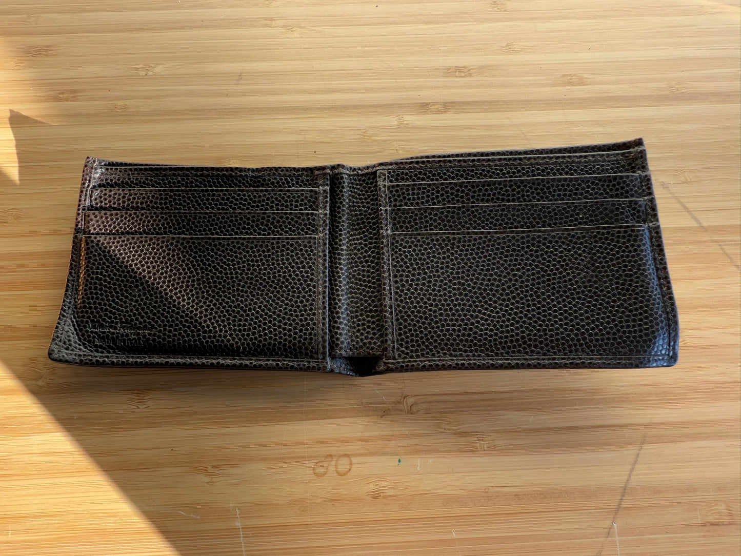 Salvatore Ferragamo - Men's Double Gancini Pebbled Leather Brown